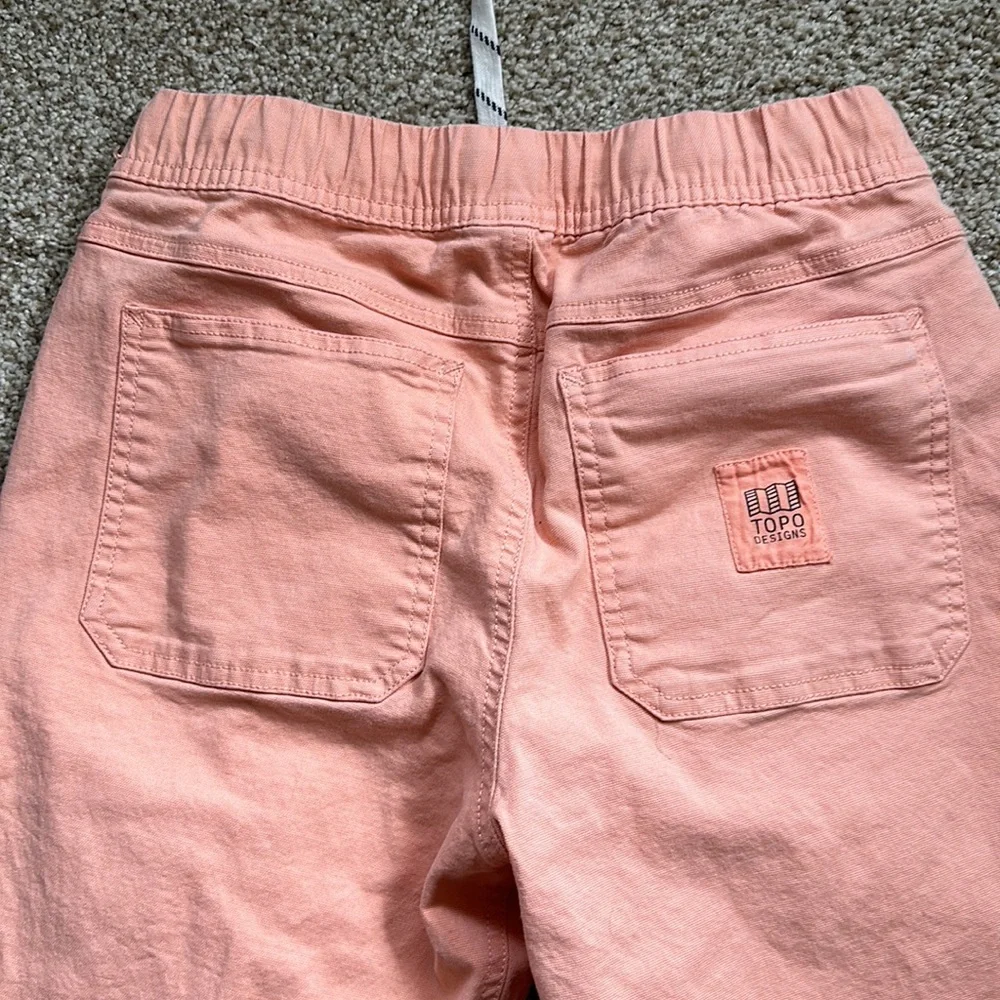 Women’s Drawstring Casual Pants - Peach Pink